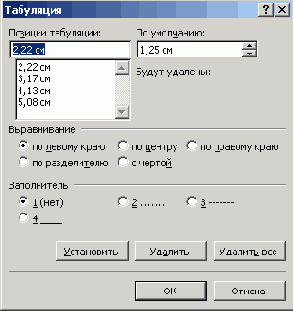 Табуляция